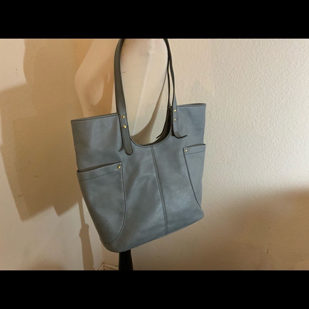 RELIC By Fossil Seaglass PURSE Handbag Double Handle Shoulder Bag Vegan Leather